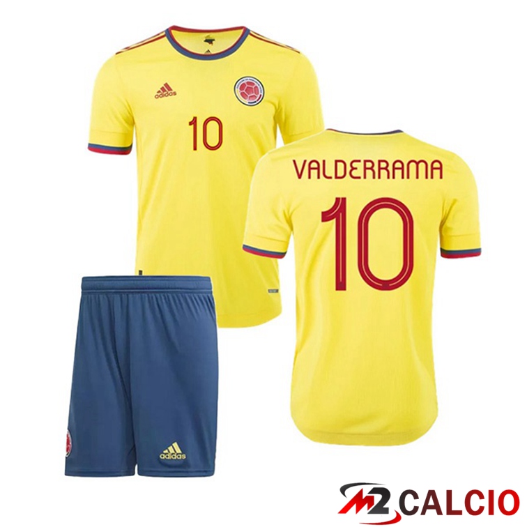 Maglia Nazionale Colombia (VALDERRAMA 10) Bambino Prima 2020/2021
