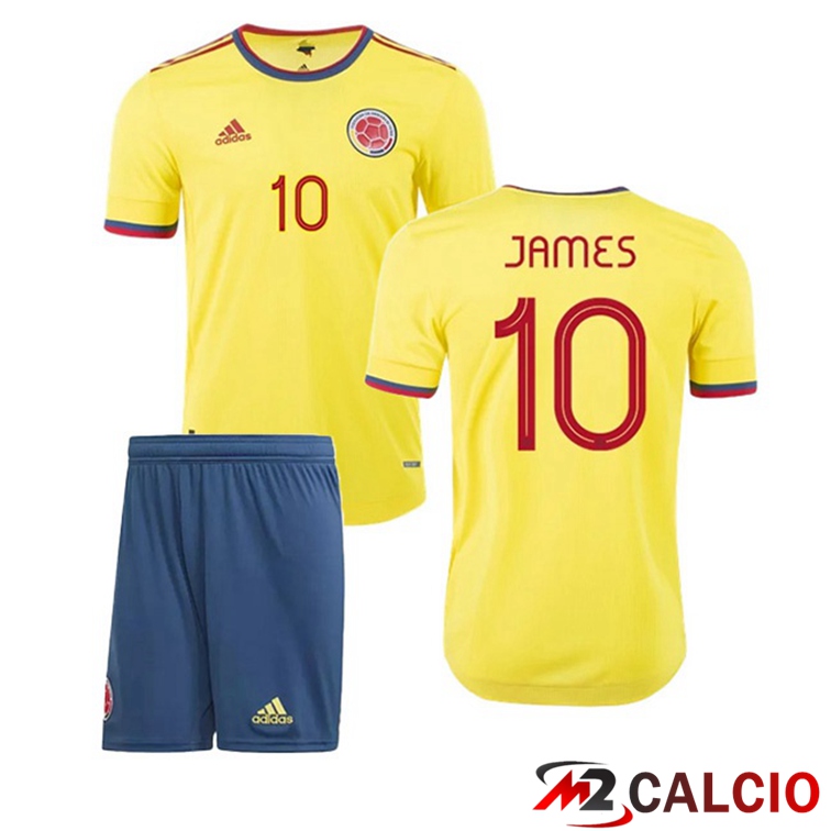 Maglia Nazionale Colombia (JAMES 10) Bambino Prima 2020/2021
