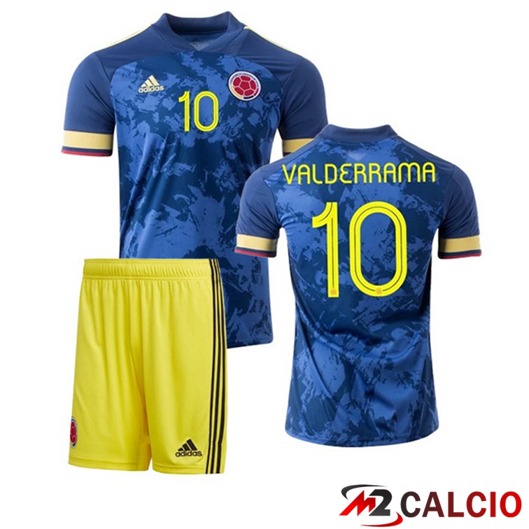 Maglia Nazionale Colombia (VALDERRAMA 10) Bambino Seconda 2020/2021