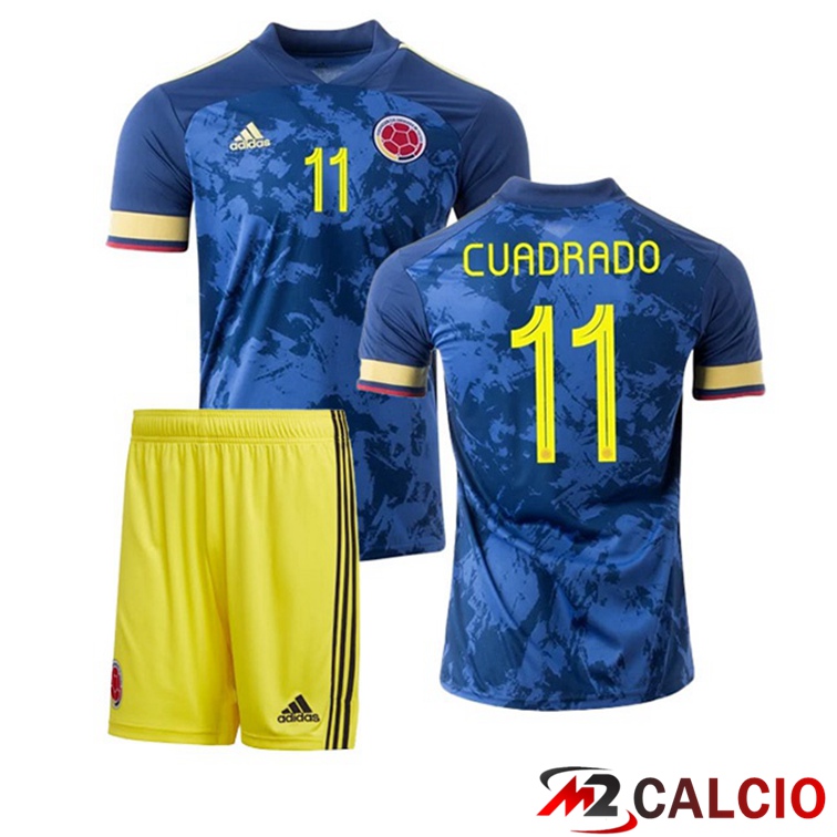 Maglia Nazionale Colombia (CUADRADO 1) Bambino Seconda 2020/2021