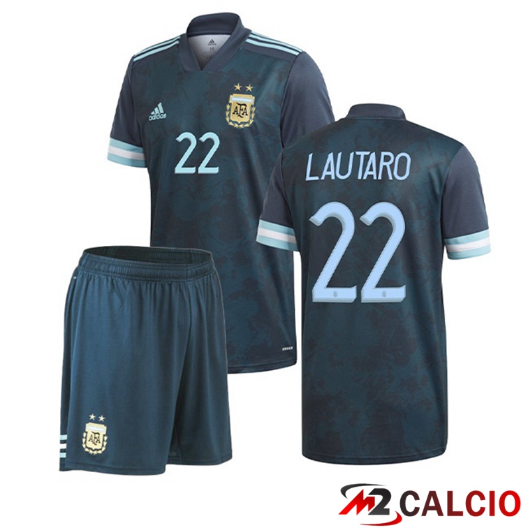 Maglia Nazionale Argentina (LAUTARO 22) Bambino Seconda 2020/2021
