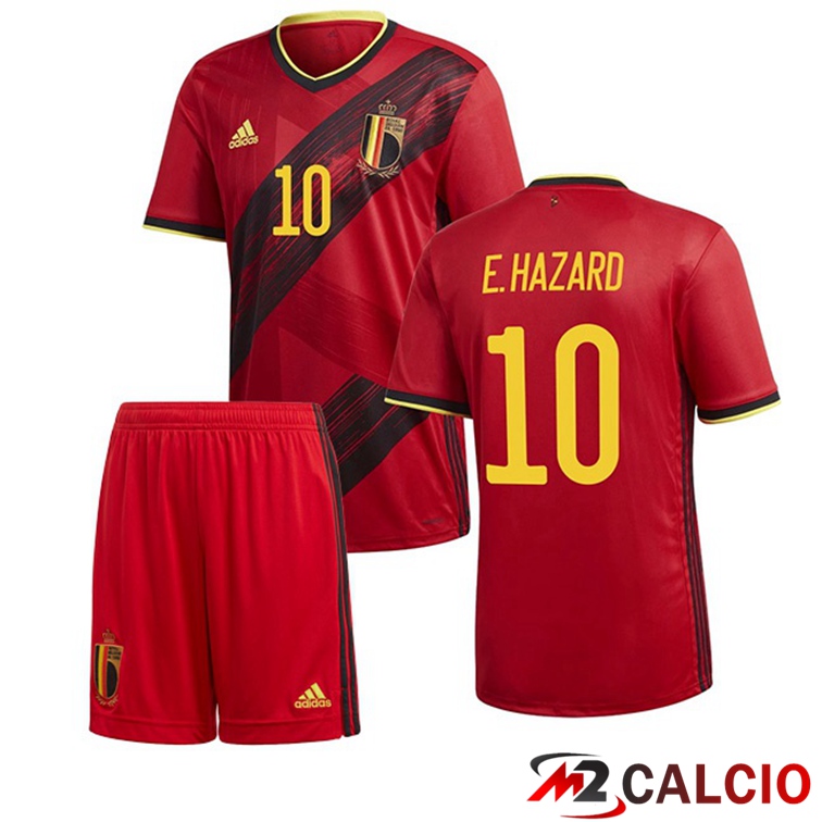 Maglia Nazionale Belgio (E.HAZARD 10) Bambino Prima 2020/2021