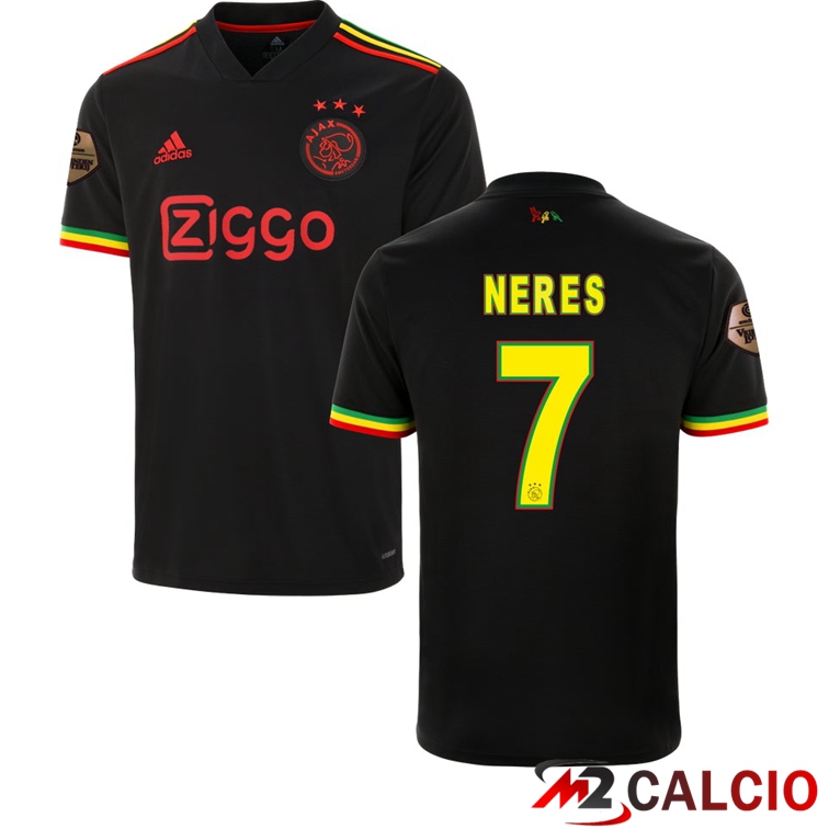 Maglia AFC Ajax（NERES 7）Terza Nero 2021/2022