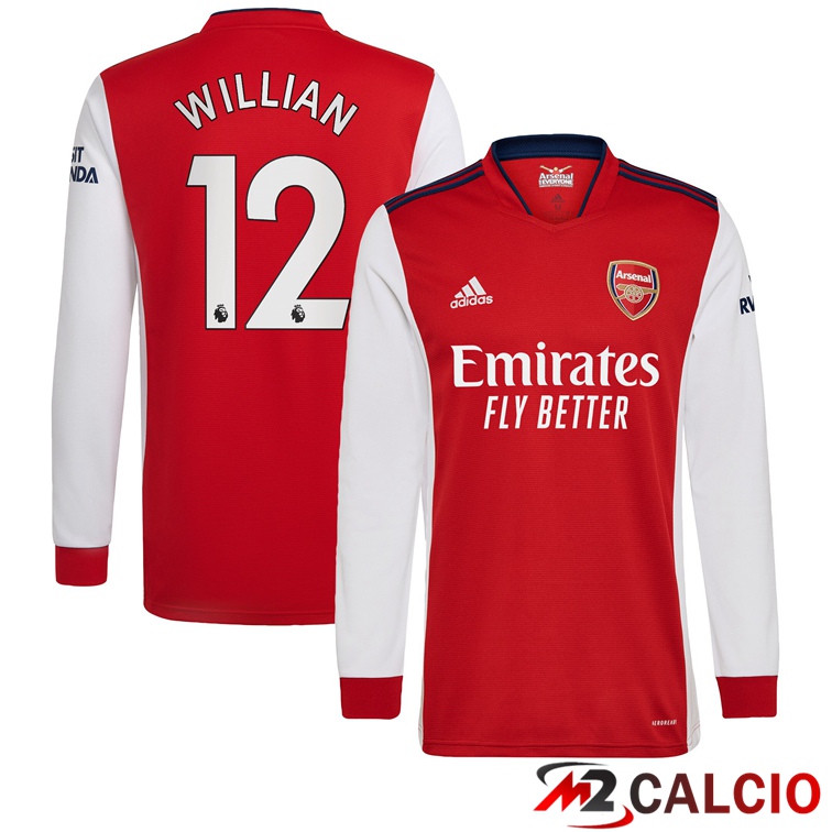Maglia FC Arsenal (WILLIAN 12) Manica Lunga Prima 2021/2022