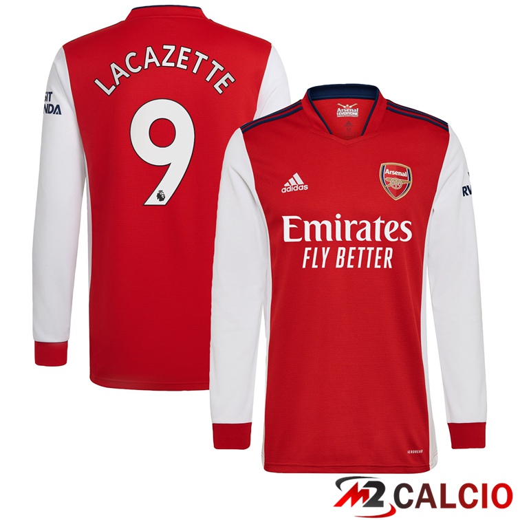 Maglia FC Arsenal (LACAZETTE 9) Manica Lunga Prima 2021/2022