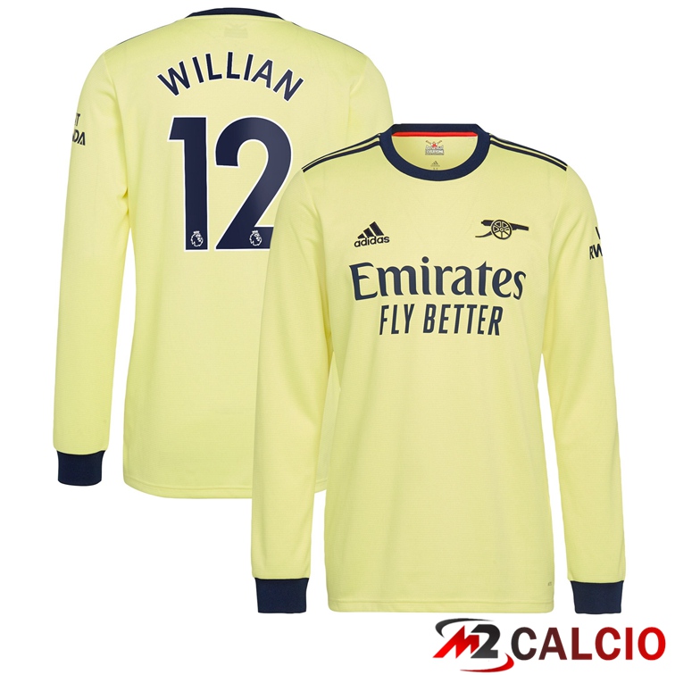 Maglia FC Arsenal (WILLIAN 12) Manica Lunga Seconda 2021/2022