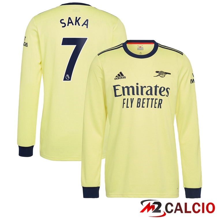 Maglia FC Arsenal (SAKA 7) Manica Lunga Seconda 2021/2022