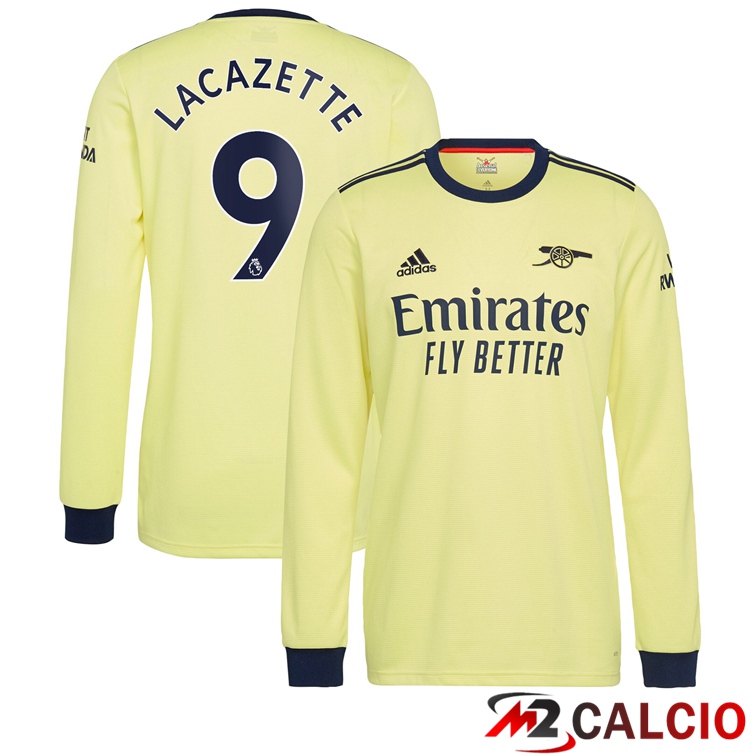 Maglia FC Arsenal (LACAZETTE 9) Manica Lunga Seconda 2021/2022