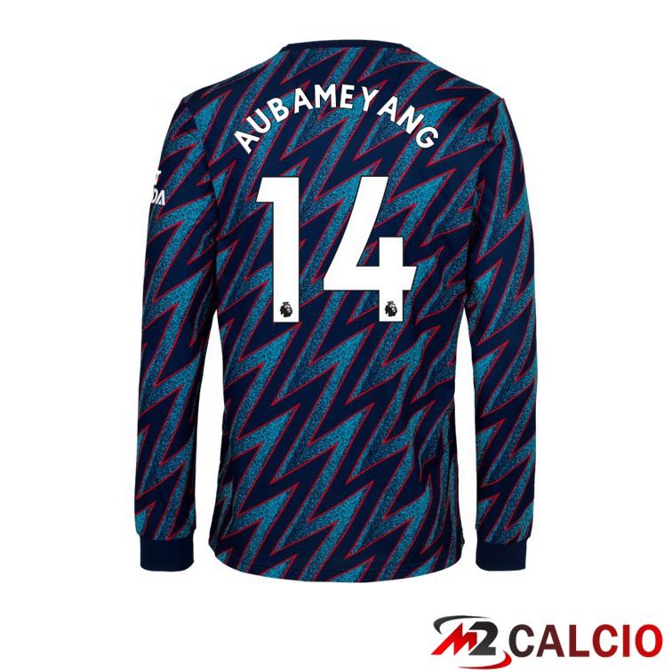 Maglia FC Arsenal (AUBAMEYANG 14) Manica Lunga Terza 2021/2022