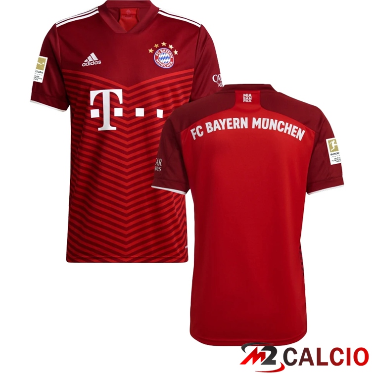 Maglia Bayern Monaco Prima Rosso 2021/22