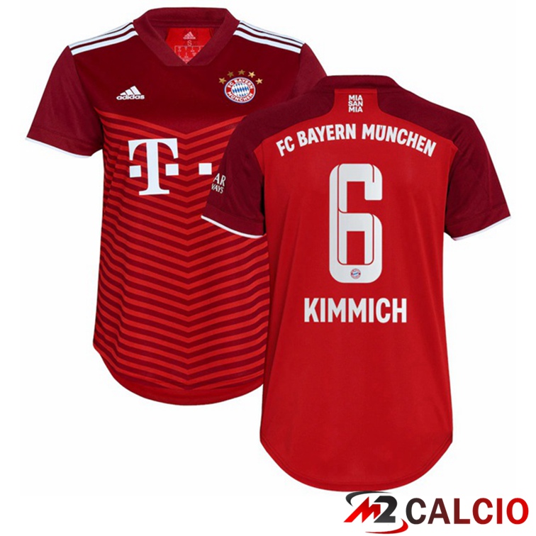 Maglia Bayern Monaco (Kimmich 6) Donna Prima Rosso 2021/22