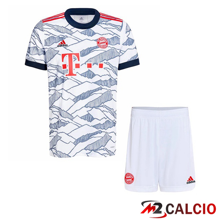 Maglia Bayern Monaco Bambino Terza Bianco 2021/22