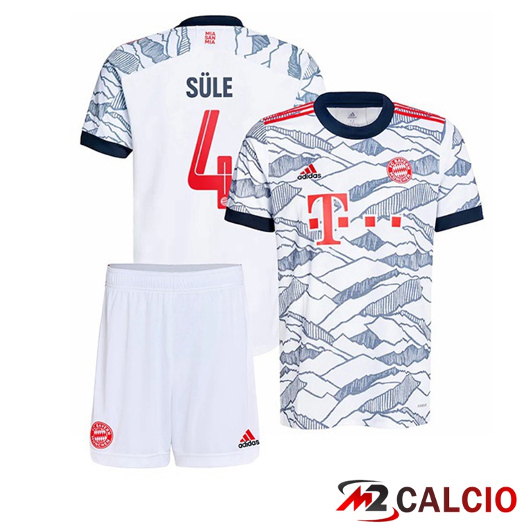 Maglia Bayern Monaco (Süle 4) Bambino Terza Bianco 2021/22