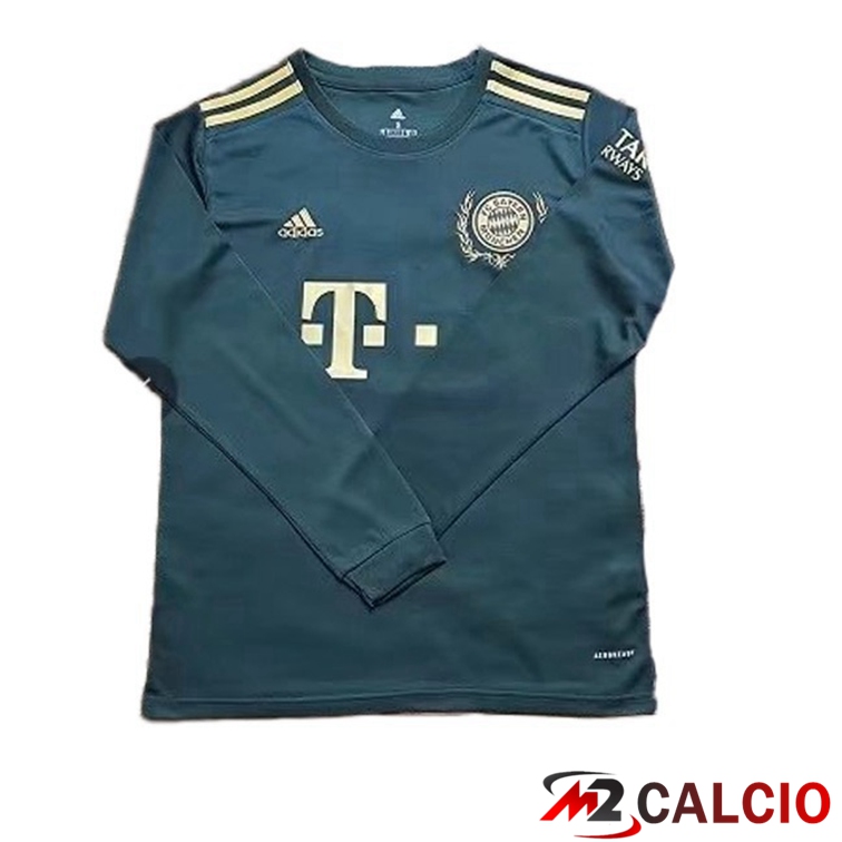 Maglia Bayern Monaco Manica Lunga Quatrieme Verde 2021/22