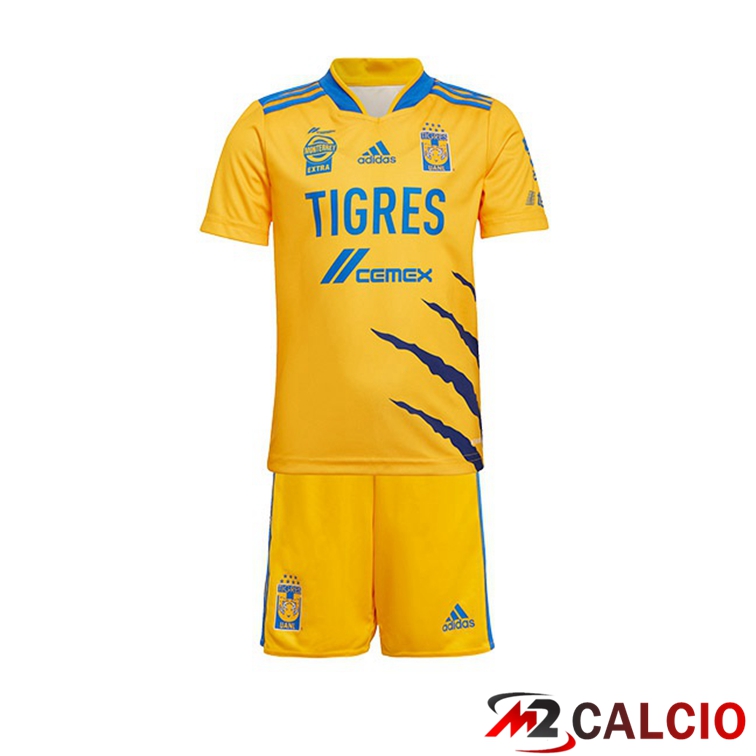 Maglia Tigres UANL Bambino Prima Giallo 2021/22