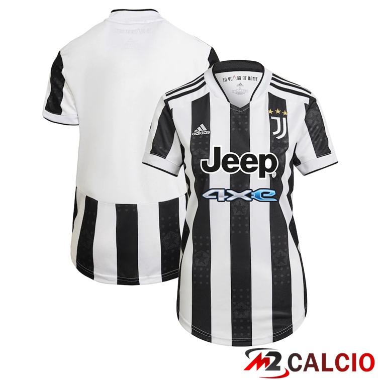 Maglie Calcio Juventus Donna Prima Nero/Bianco 2021/2022