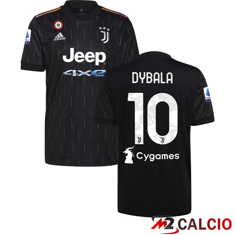 Maglia Juventus (DYBALA 10) Seconda Nero 2021/2022
