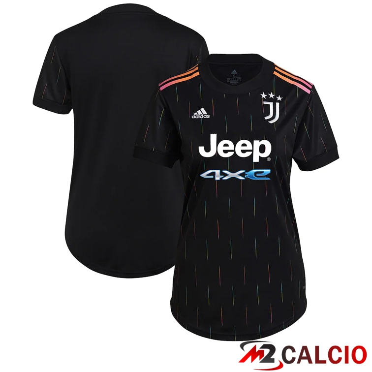Maglie Calcio Juventus Donna Seconda Nero 2021/2022