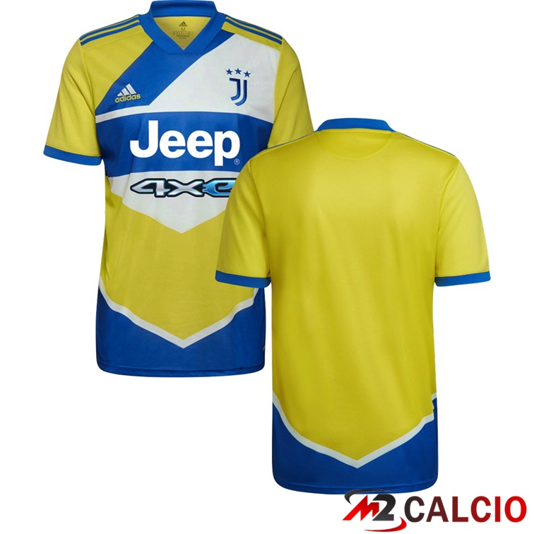 Maglie Calcio Juventus Terza Giallo 2021/2022