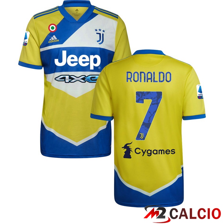 Maglia Juventus (RONALDO 7) Terza Giallo 2021/2022