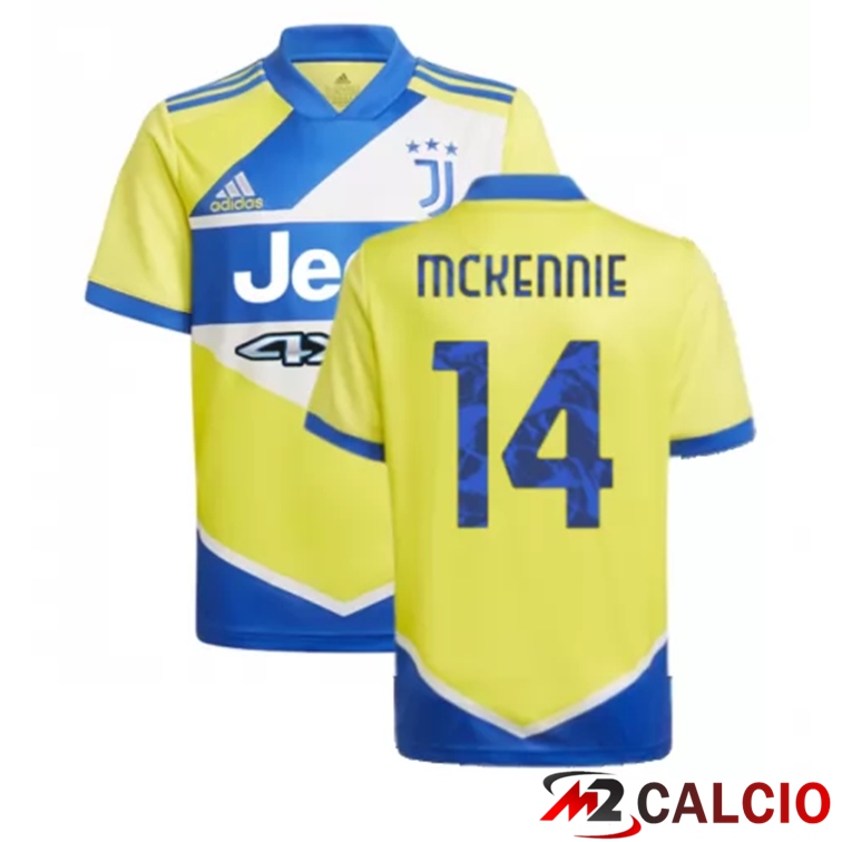 Maglia Juventus (McKENNIE 14) Bambino Terza Giallo 2021/2022