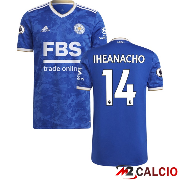 Maglia Leicester City (IHEANACHO 14) Prima Blu 2021/2022