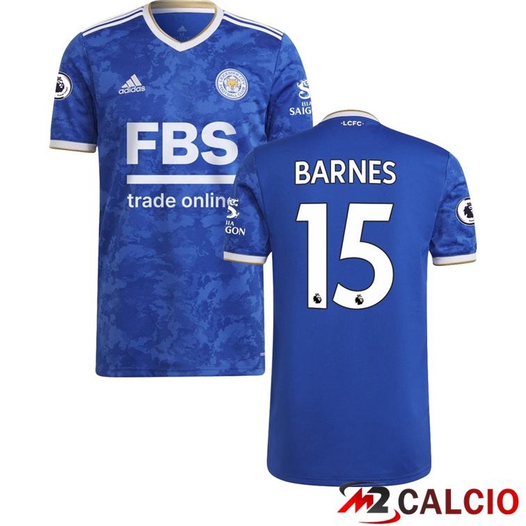 Maglia Leicester City (BARNES 15) Prima Blu 2021/2022