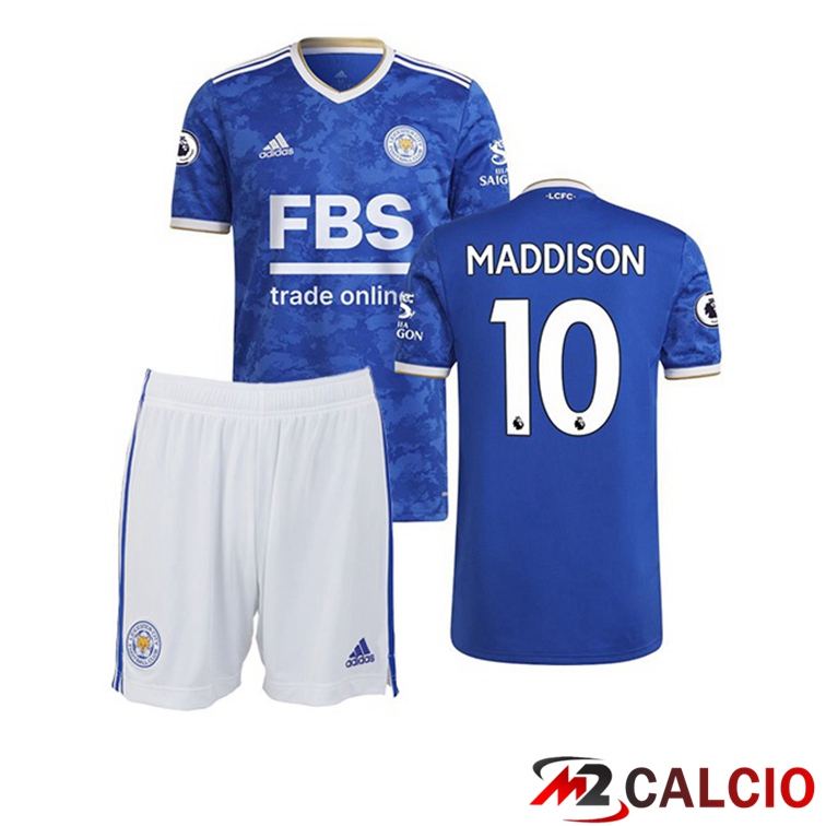 Maglia Leicester City (MADDISON 10) Bambino Prima Blu 2021/22