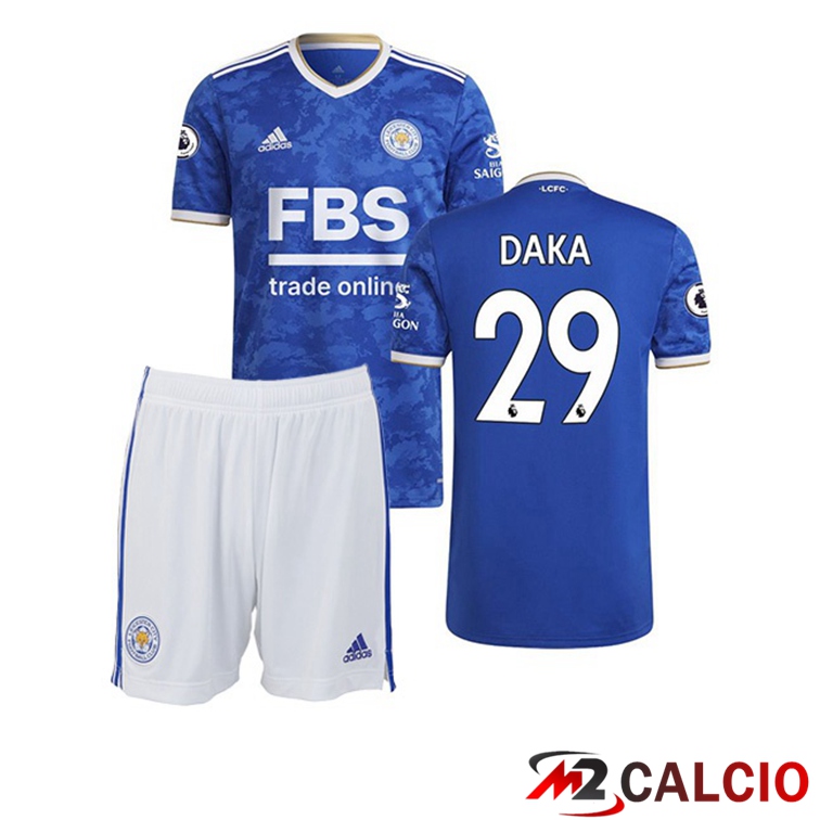 Maglia Leicester City (DAKA 29) Bambino Prima Blu 2021/22