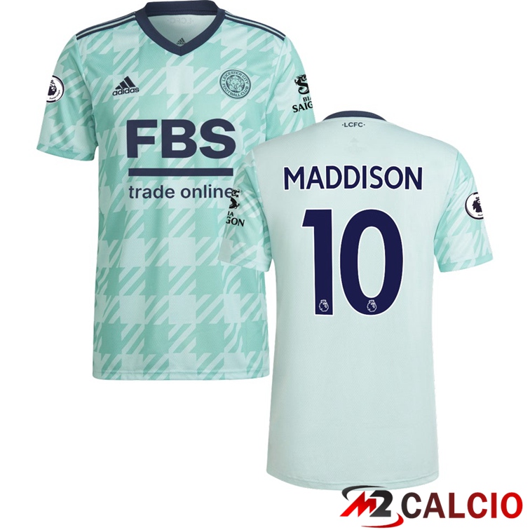 Maglia Leicester City (MADDISON 10) Seconda Verde Clair 2021/2022
