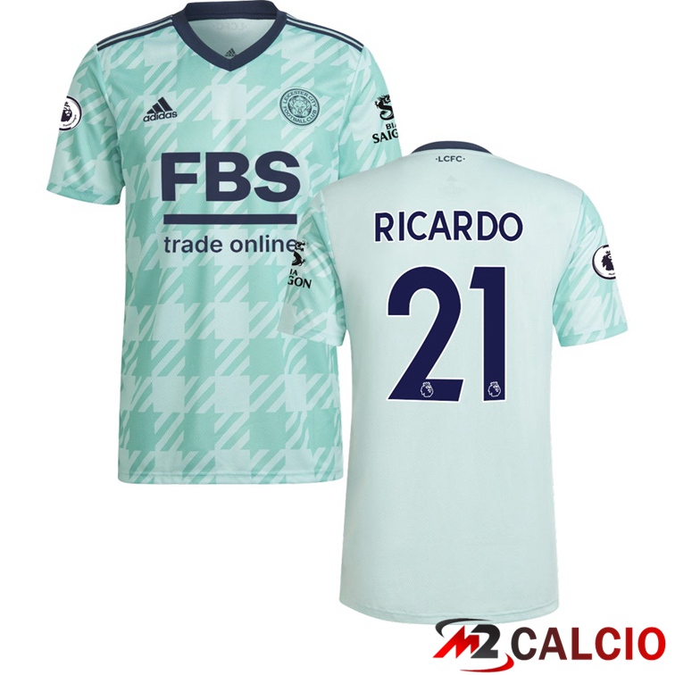 Maglia Leicester City (RICARDO 21) Seconda Verde Clair 2021/2022