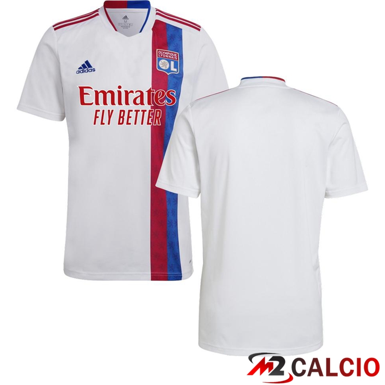 Maglia Olympique Lyon Prima Bianco 2021/2022