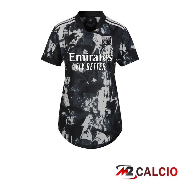 Maglia Olympique Lyon Donna Terza Nero 2021/2022