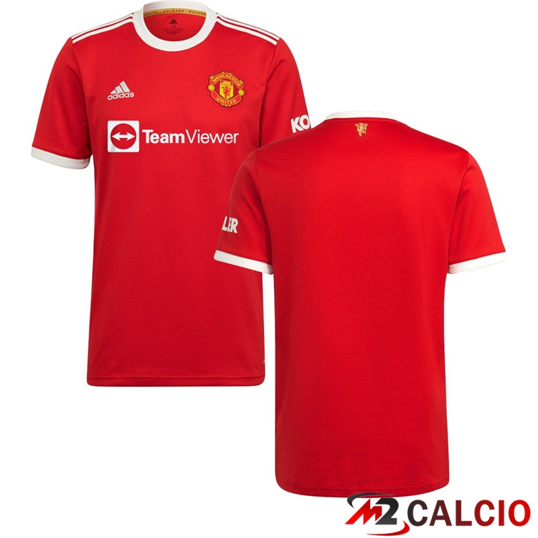 Maglie Calcio Manchester United Prima Rosso 2021/2022