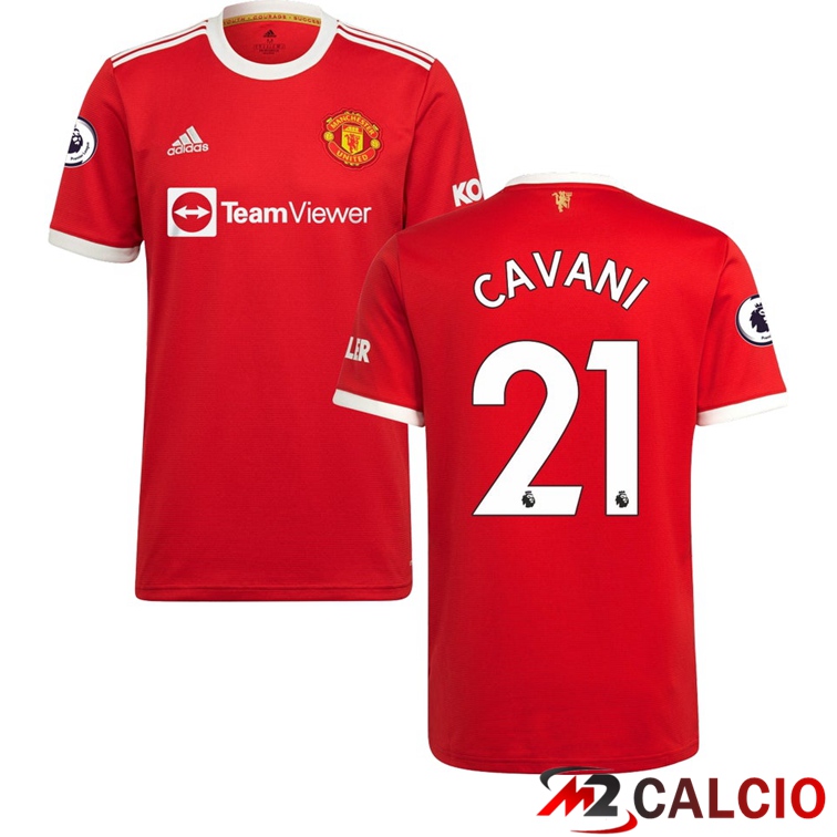 Maglia Manchester United (CAVANI 21) Prima Rosso 2021/2022