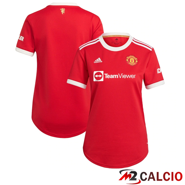Maglie Calcio Manchester United Donna Prima Rosso 2021/2022