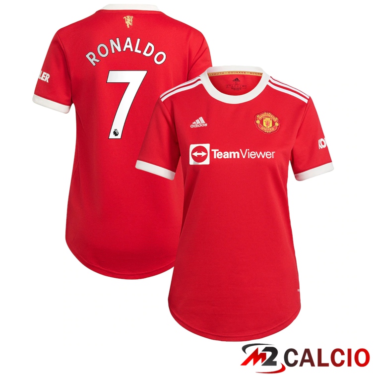 Maglia Manchester United (RONALDO 7) Donna Prima Rosso 2021/2022