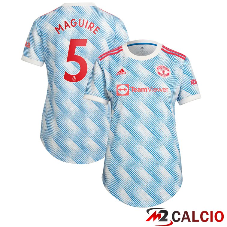 Maglia Manchester United (MAGUIRE 5) Donna Seconda Blu/Bianco 2021/2022