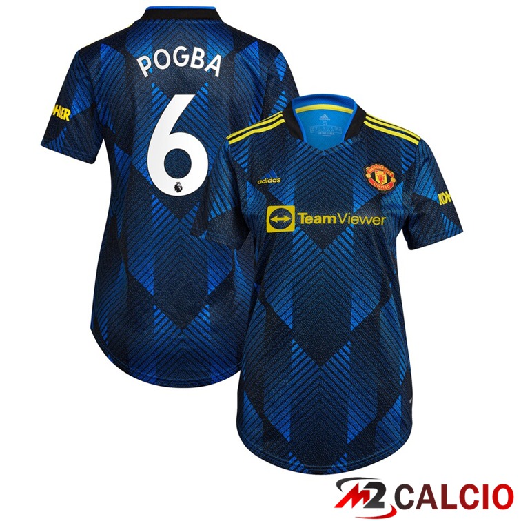 Maglia Manchester United (POGBA 6) Donna Terza Blu Scuro 2021/2022
