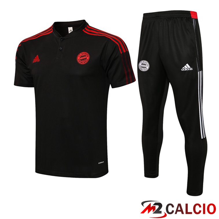Maglia Polo Bayern Monaco + Pantaloni Nero 2021/2022