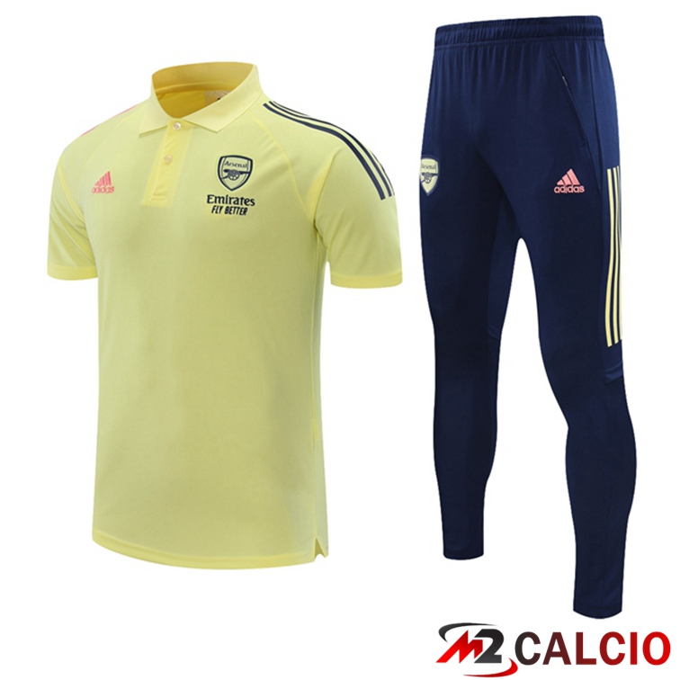 Maglia Polo FC Arsenal + Pantaloni Giallo 2021/2022