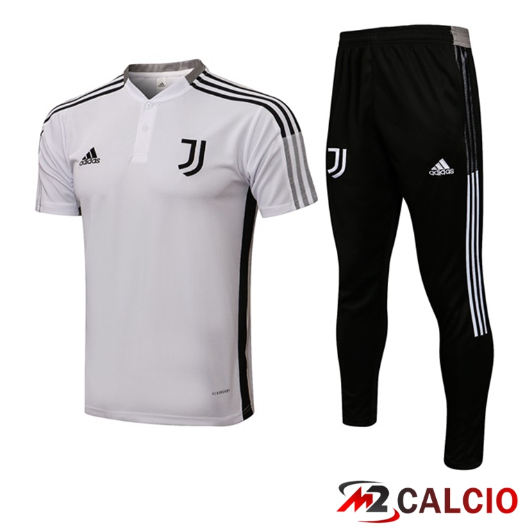 Maglia Polo Juventus + Pantaloni Bianco 2021/2022