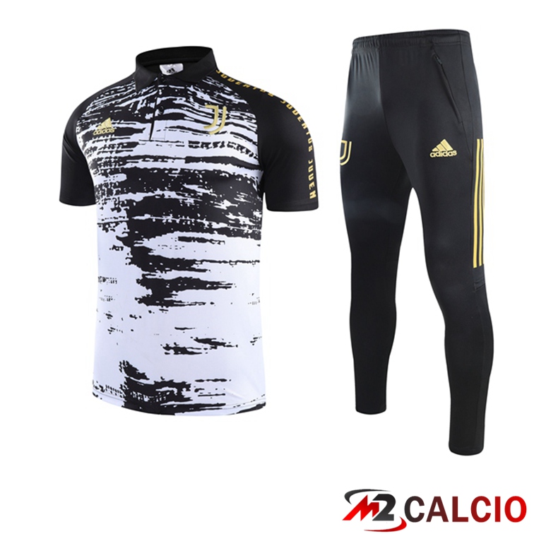 Maglia Polo Juventus + Pantaloni Bianco Nero 2021/2022