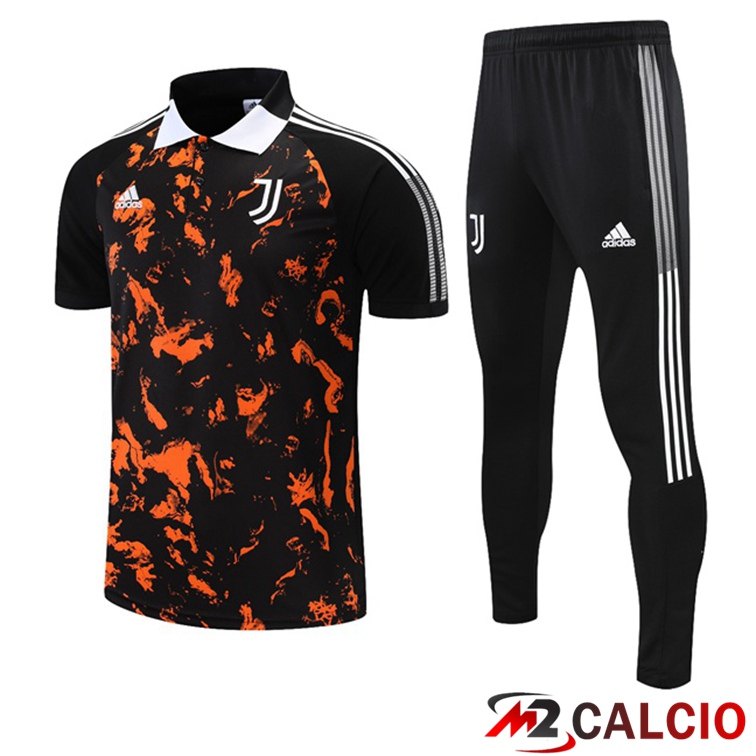 Maglia Polo Juventus + Pantaloni Nero Giallo 2021/2022