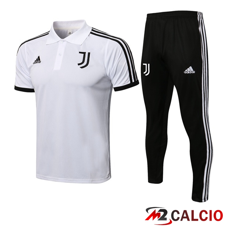 Maglia Polo Juventus + Pantaloni Bianco 2021/2022