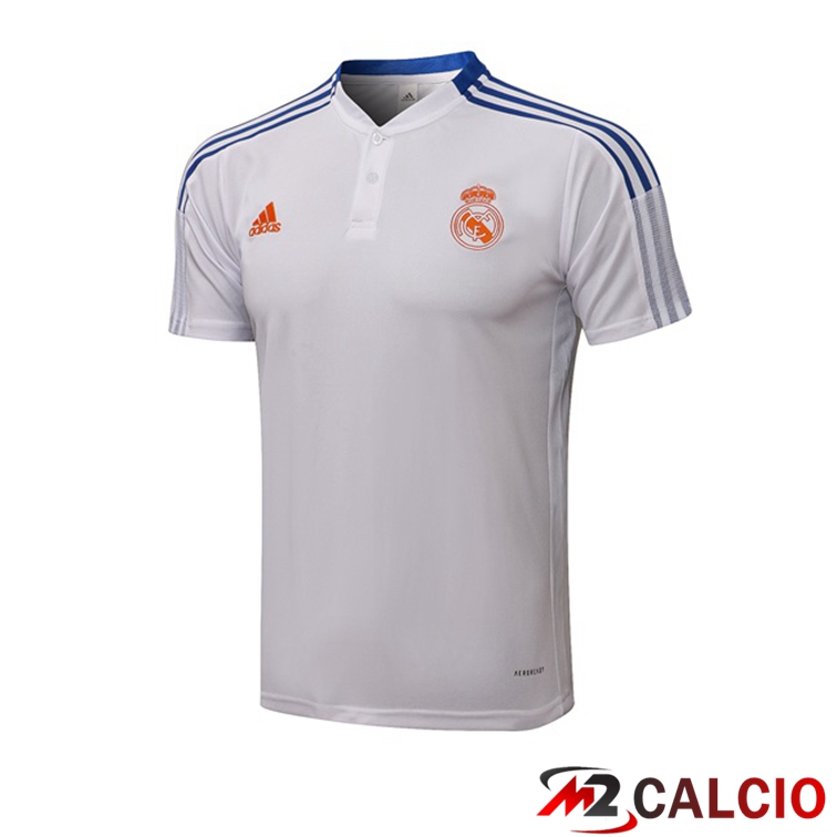 Maglia Polo Real Madrid Bianco 2021/2022