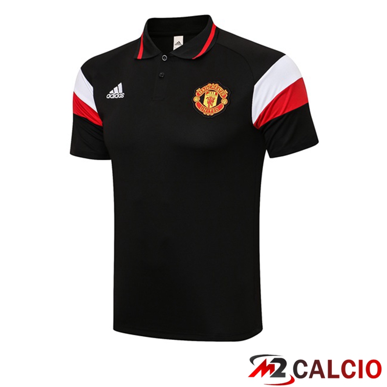 Maglia Polo Manchester United Nero 2021/2022