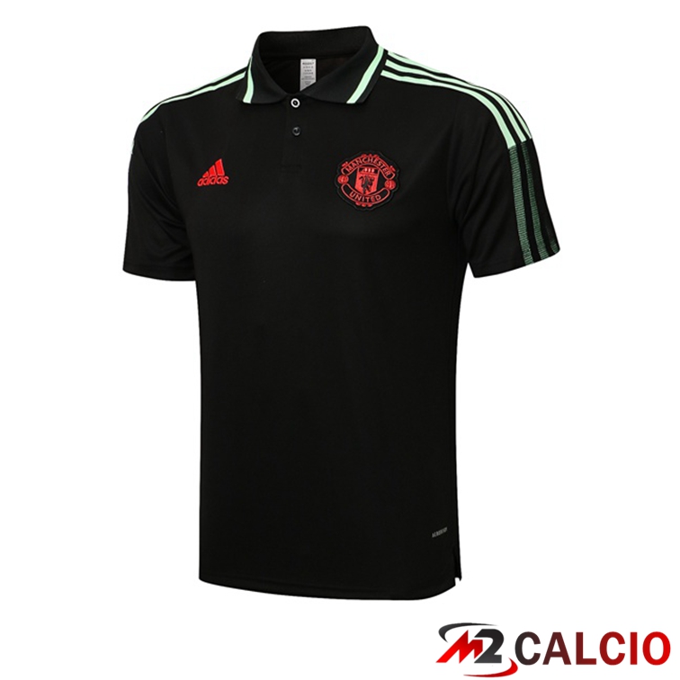 Maglia Polo Manchester United Nero 2021/2022