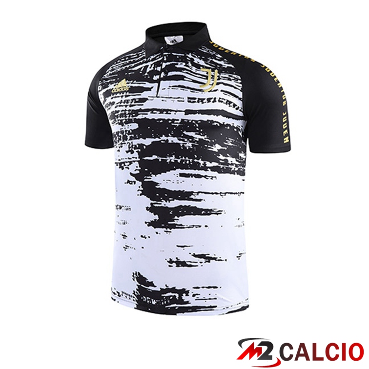 Maglia Polo Juventus Bianco Nero 2021/2022