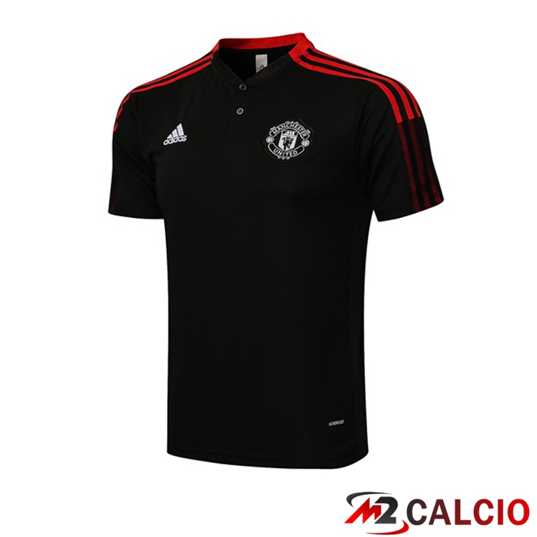 Maglia Polo Manchester United Nero 2021/2022